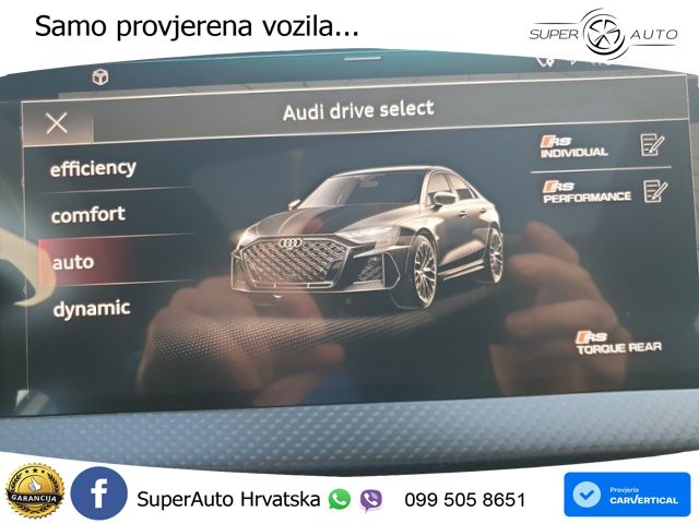 Audi RS3 Sedan 2.5 TFSI (400 KS) quattro S tronic LED+GR SJED+ACC