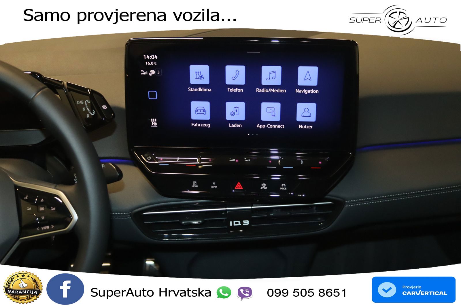 Volkswagen ID.3 Pro 62 kWh (204 KS) LED+ACC