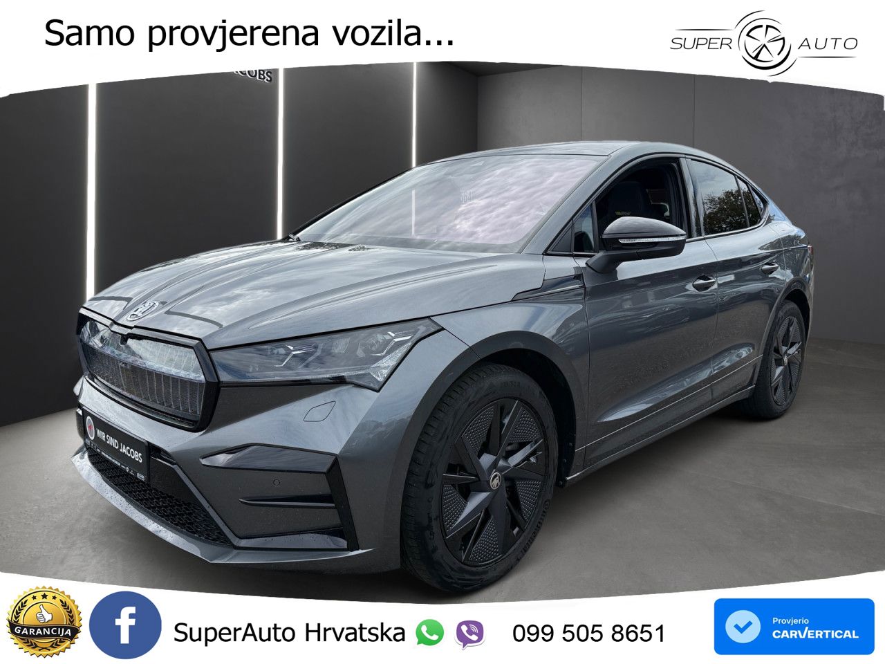 Škoda Enyaq Coupe iV RS 82 kWh (299 KS) AWD LED+GR SJED+ACC