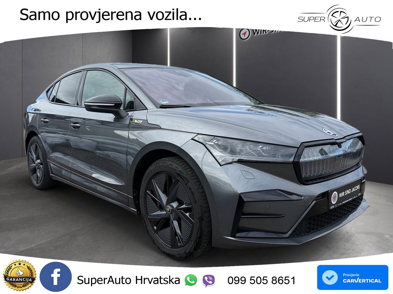 Škoda Enyaq Coupe iV RS 82 kWh (299 KS) AWD LED+GR SJED+ACC