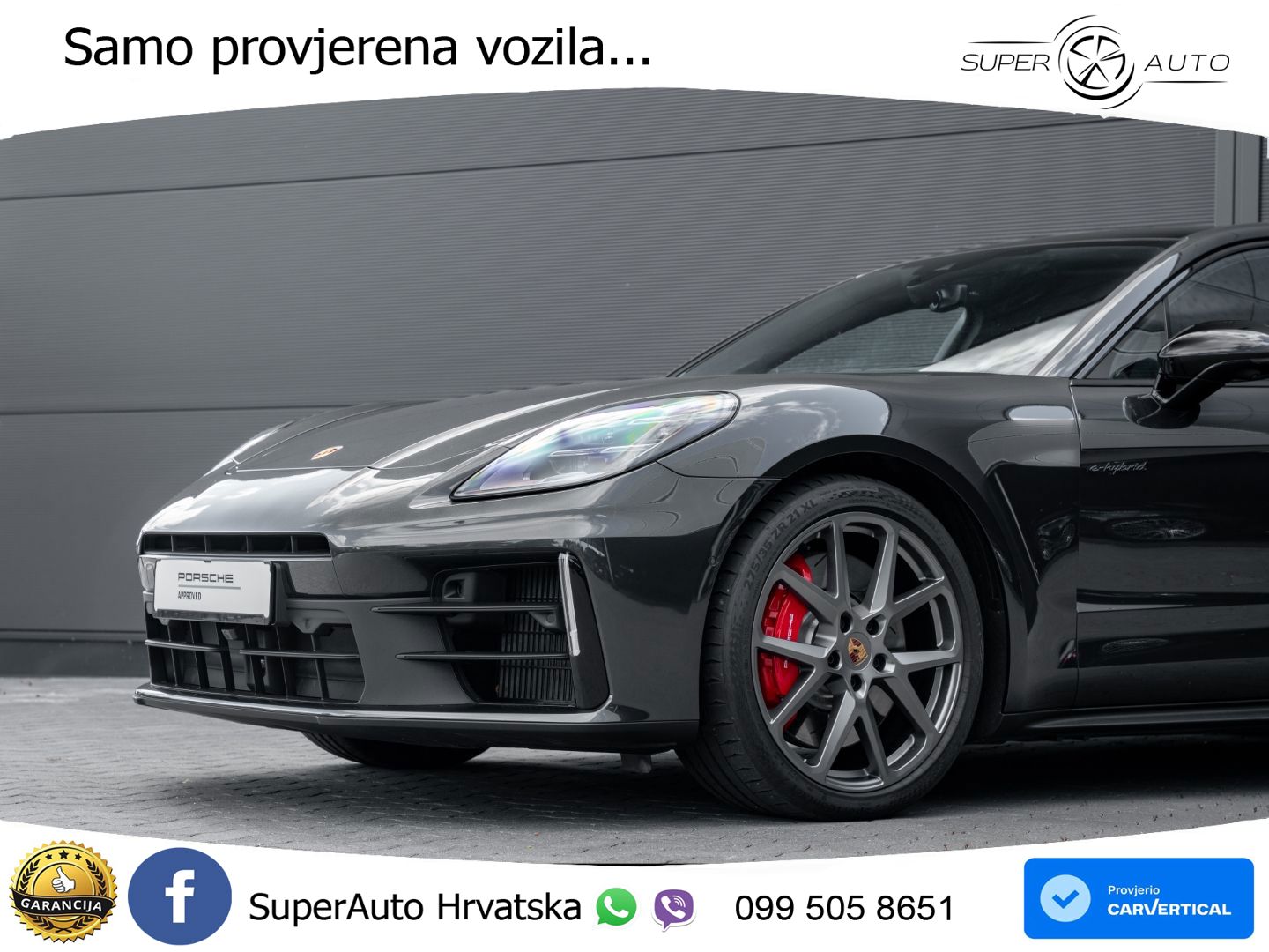 Porsche Panamera 4S 2.9 V6 (544 KS) E-Hybrid PDK ACC+HEAD+4xGR SJED+360+PANO