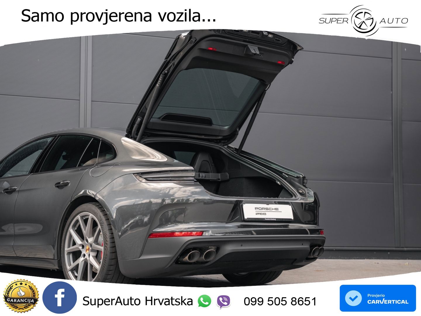 Porsche Panamera 4S 2.9 V6 (544 KS) E-Hybrid PDK ACC+HEAD+4xGR SJED+360+PANO
