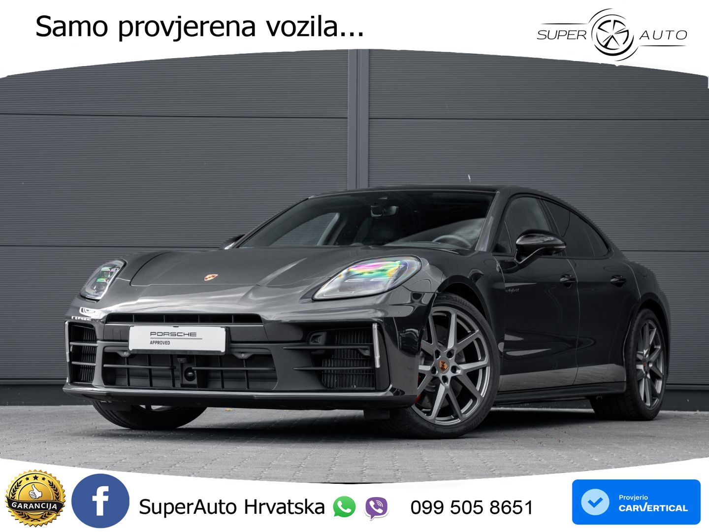 Porsche Panamera 4S 2.9 V6 (544 KS) E-Hybrid PDK ACC+HEAD+4xGR SJED+360+PANO