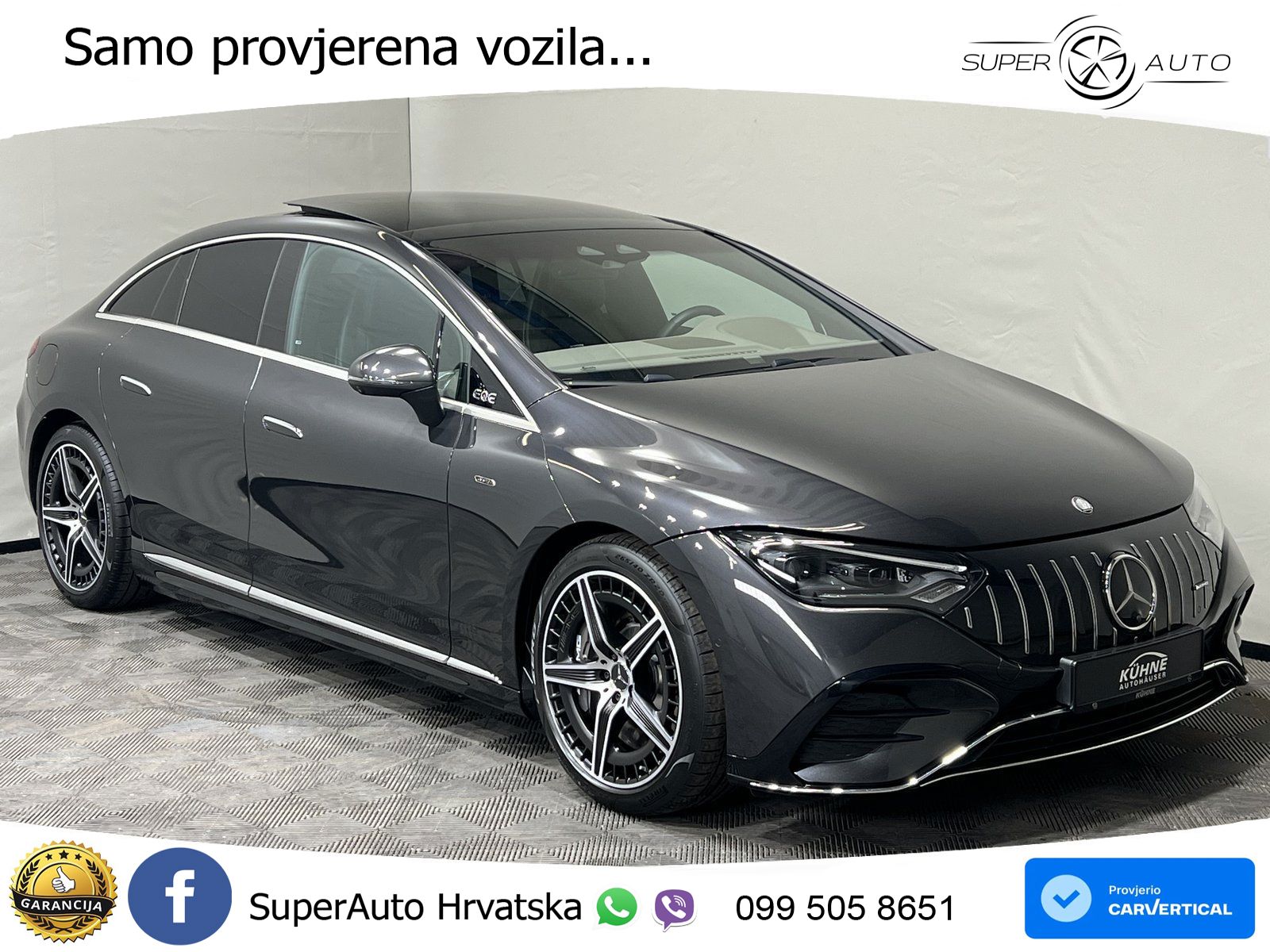 Mercedes EQE AMG 53 100 kWh (625 KS) 4MATIC+ ACC+HEAD+GR SJED+360+PANO