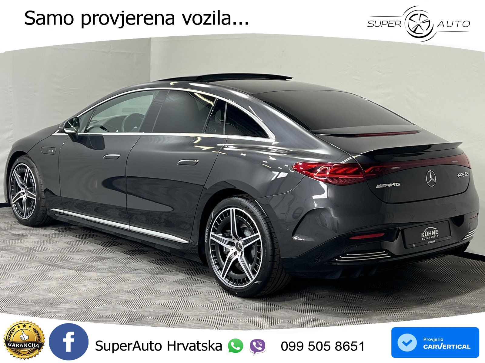Mercedes EQE AMG 53 100 kWh (625 KS) 4MATIC+ ACC+HEAD+GR SJED+360+PANO