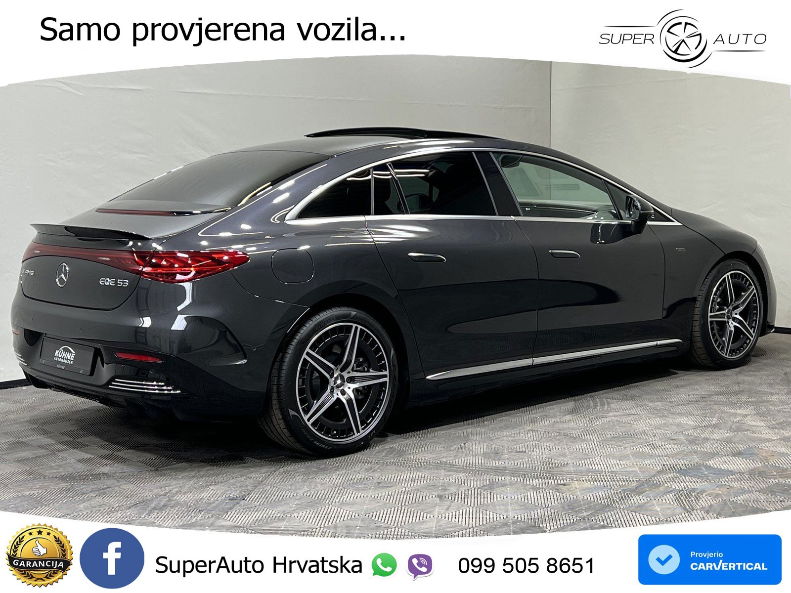 Mercedes EQE AMG 53 100 kWh (625 KS) 4MATIC+ ACC+HEAD+GR SJED+360+PANO