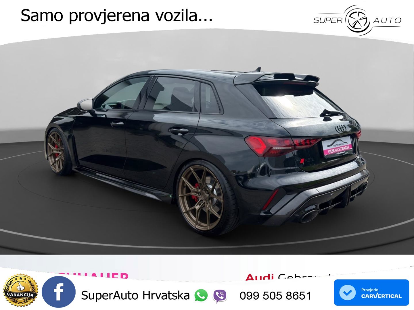 Audi RS3 Sportback 2.5 TFSI (400 KS) quattro S tronic LED+GR SJED+ACC