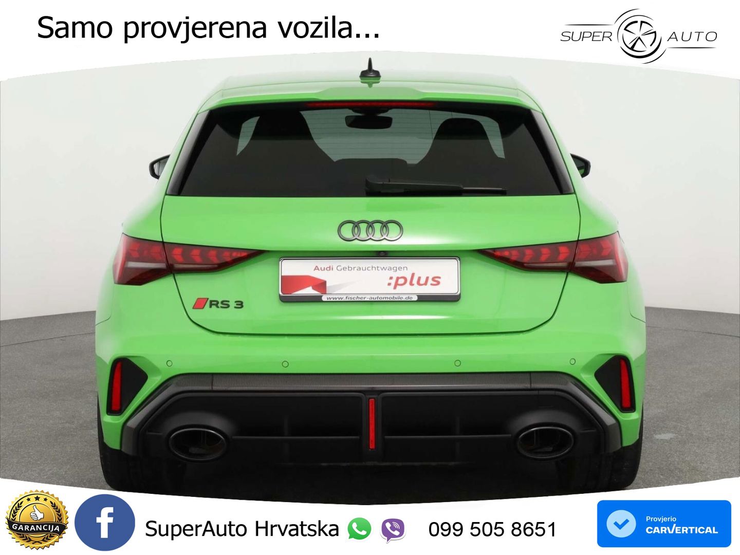 Audi RS3 Sedan 2.5 TFSI (400 KS) quattro S tronic LED+GR SJED+ACC