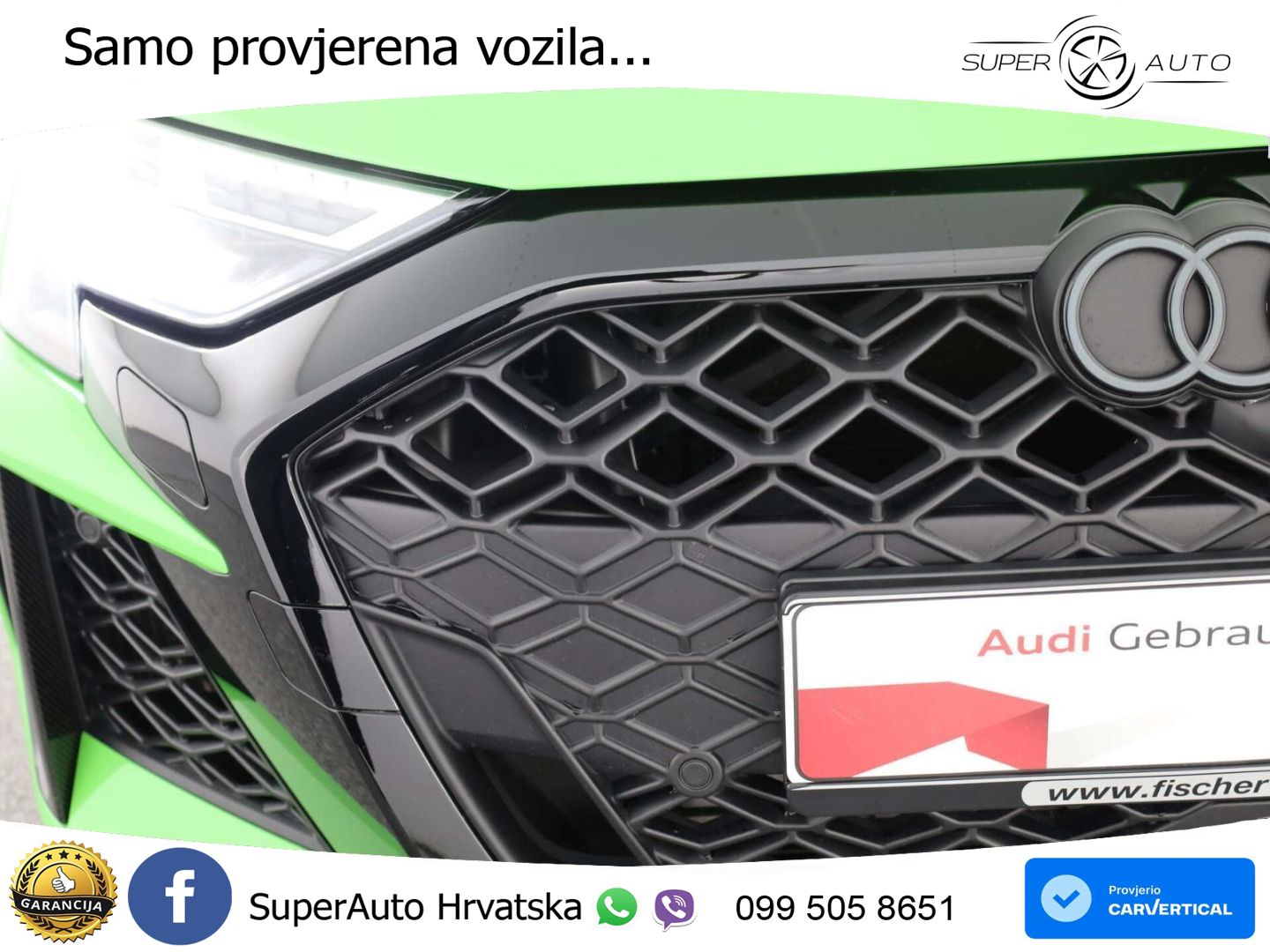 Audi RS3 Sedan 2.5 TFSI (400 KS) quattro S tronic LED+GR SJED+ACC