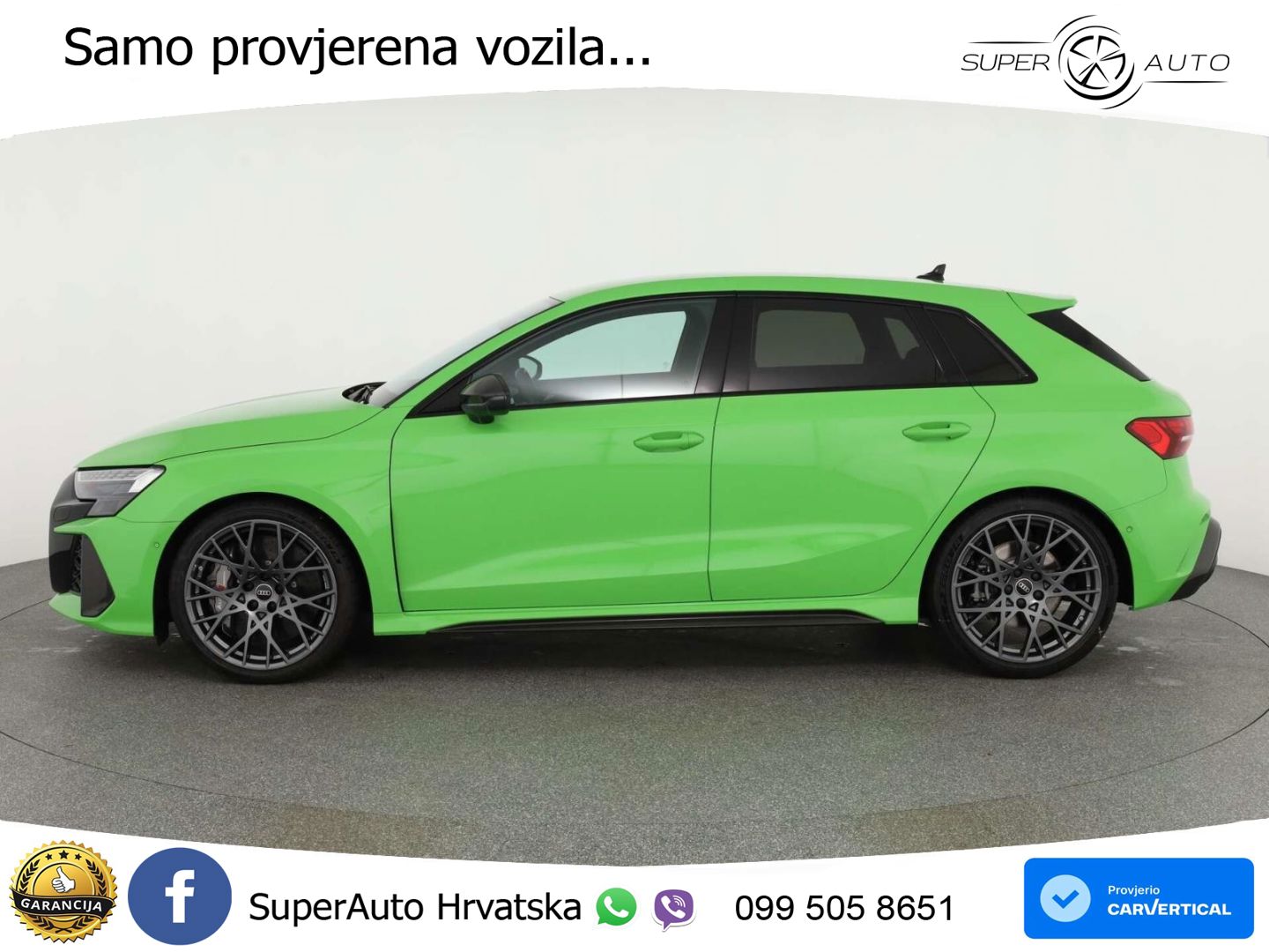 Audi RS3 Sedan 2.5 TFSI (400 KS) quattro S tronic LED+GR SJED+ACC
