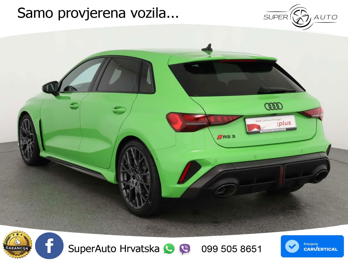 Audi RS3 Sedan 2.5 TFSI (400 KS) quattro S tronic LED+GR SJED+ACC