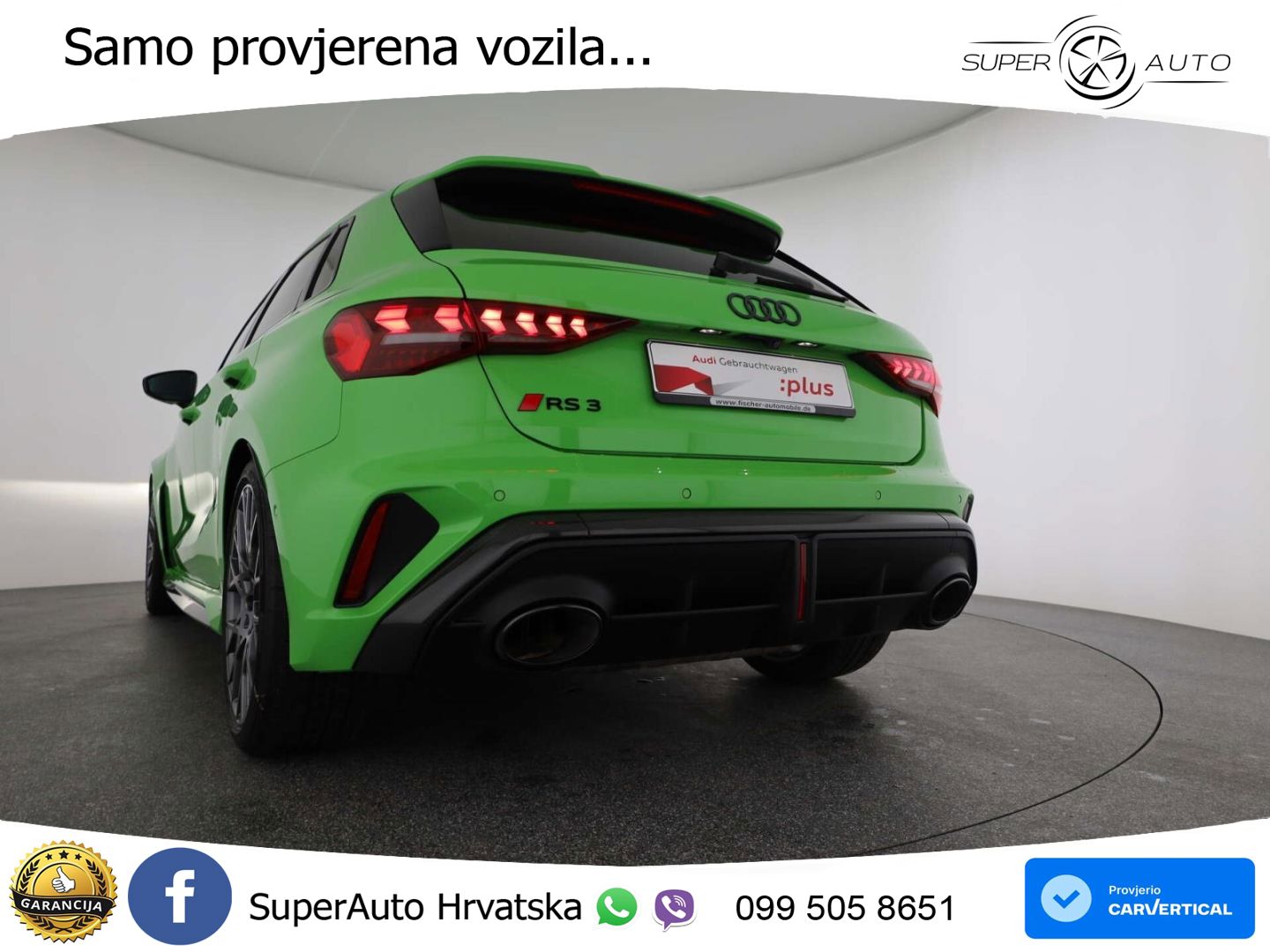 Audi RS3 Sedan 2.5 TFSI (400 KS) quattro S tronic LED+GR SJED+ACC