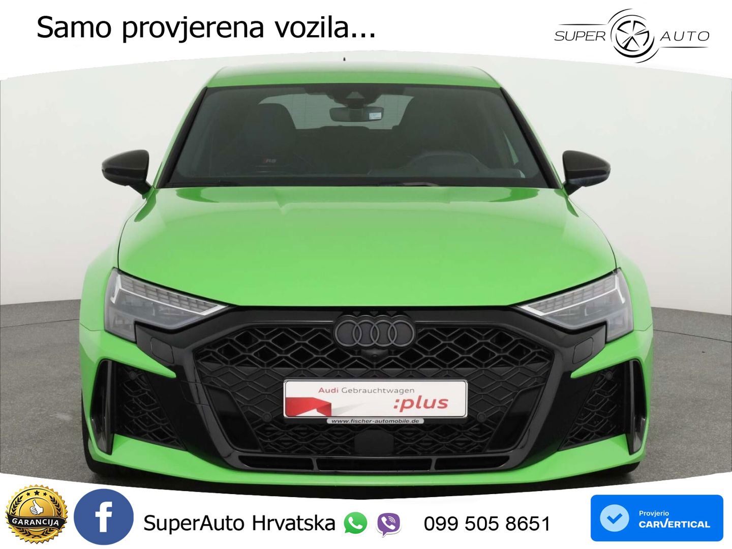 Audi RS3 Sedan 2.5 TFSI (400 KS) quattro S tronic LED+GR SJED+ACC