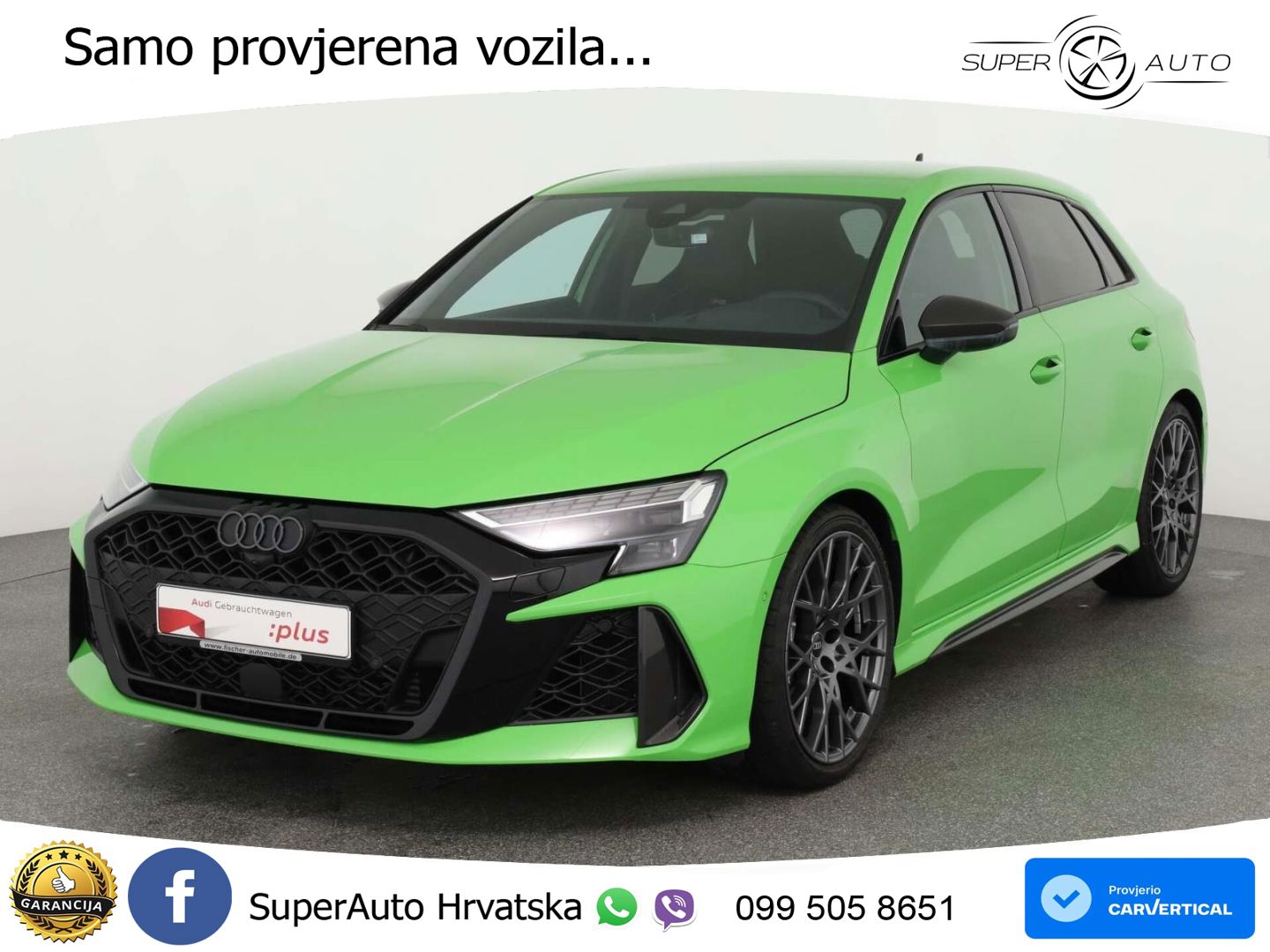 Audi RS3 Sedan 2.5 TFSI (400 KS) quattro S tronic LED+GR SJED+ACC