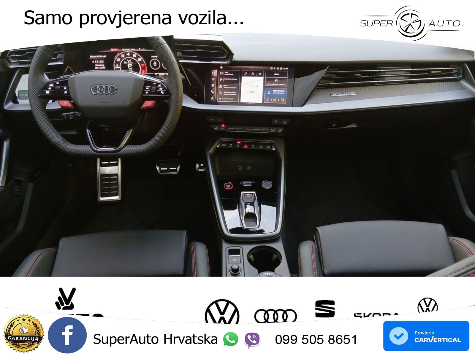 Audi RS3 Sedan 2.5 TFSI (400 KS) quattro S tronic LED+GR SJED+ACC