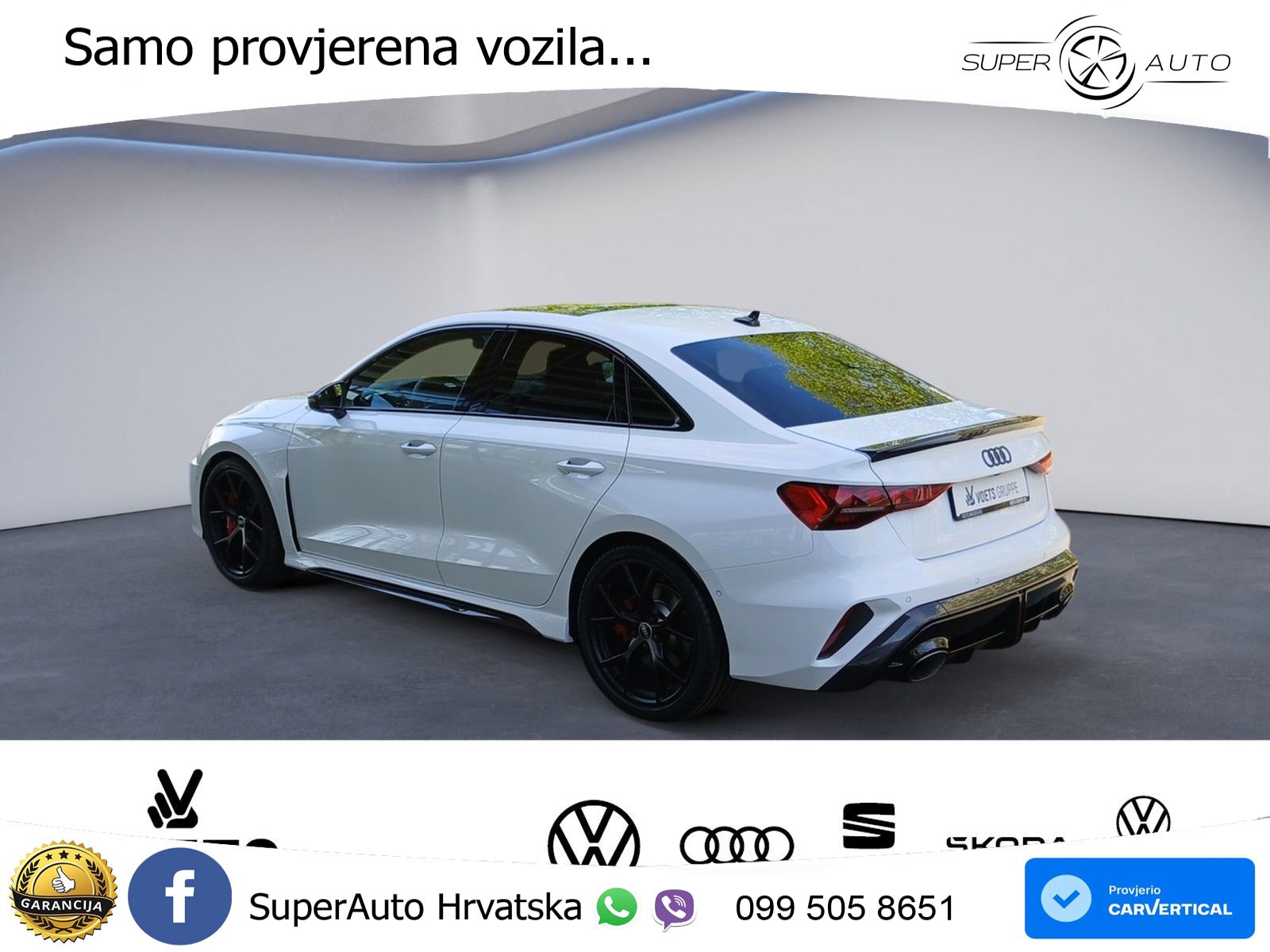Audi RS3 Sedan 2.5 TFSI (400 KS) quattro S tronic LED+GR SJED+ACC