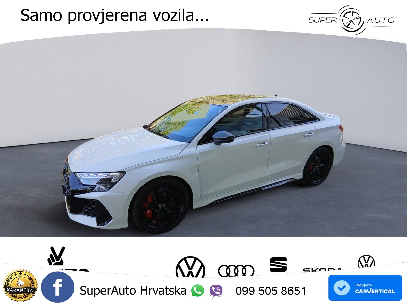Audi RS3 Sedan 2.5 TFSI (400 KS) quattro S tronic LED+GR SJED+ACC