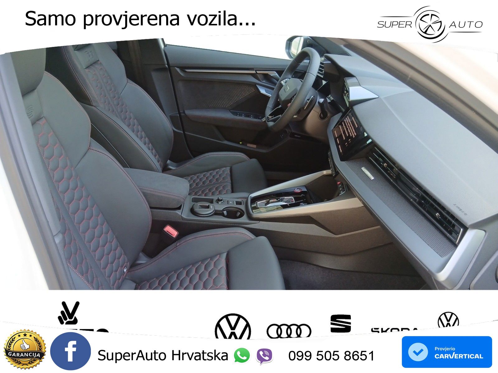 Audi RS3 Sedan 2.5 TFSI (400 KS) quattro S tronic LED+GR SJED+ACC
