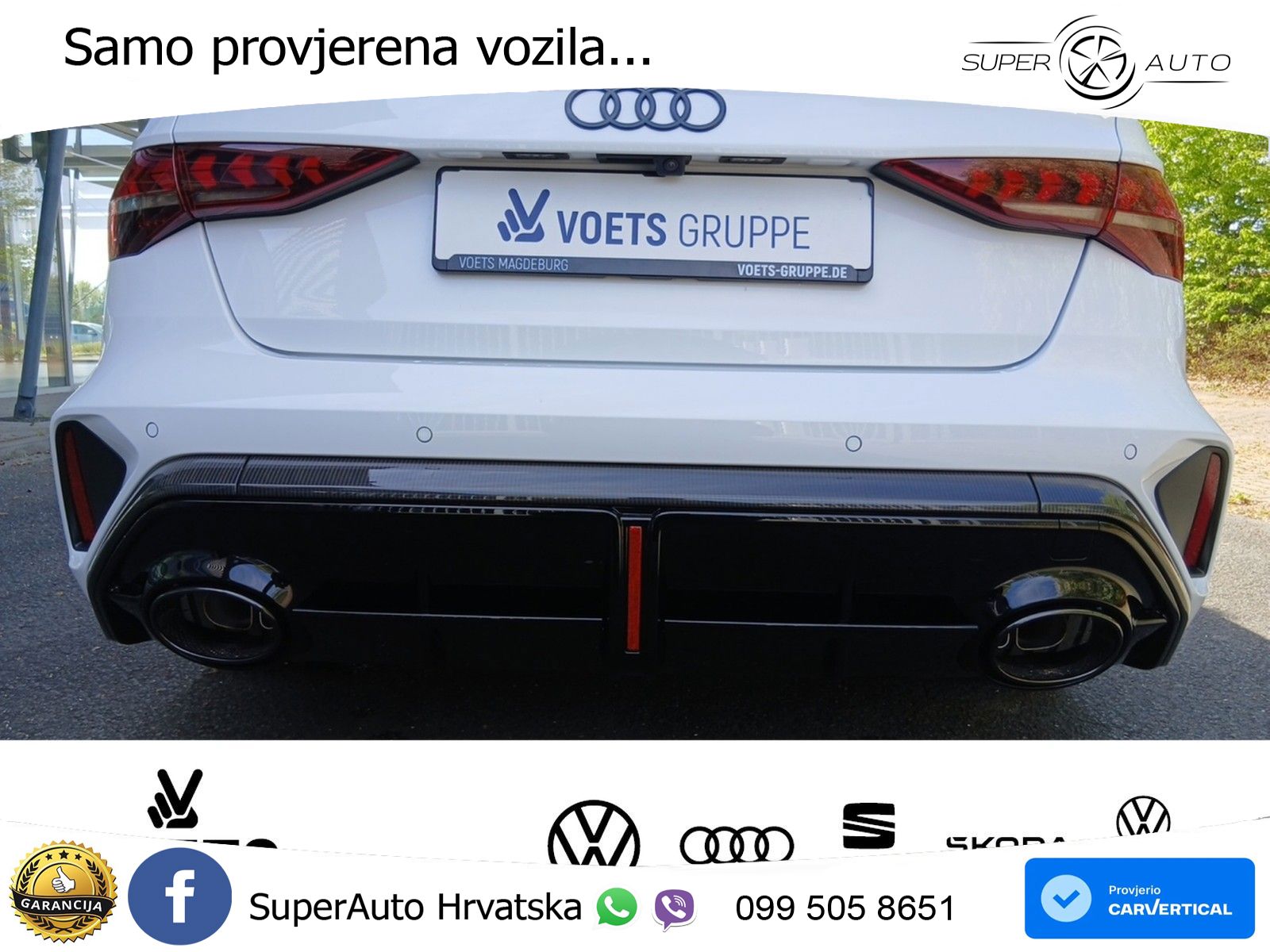 Audi RS3 Sedan 2.5 TFSI (400 KS) quattro S tronic LED+GR SJED+ACC