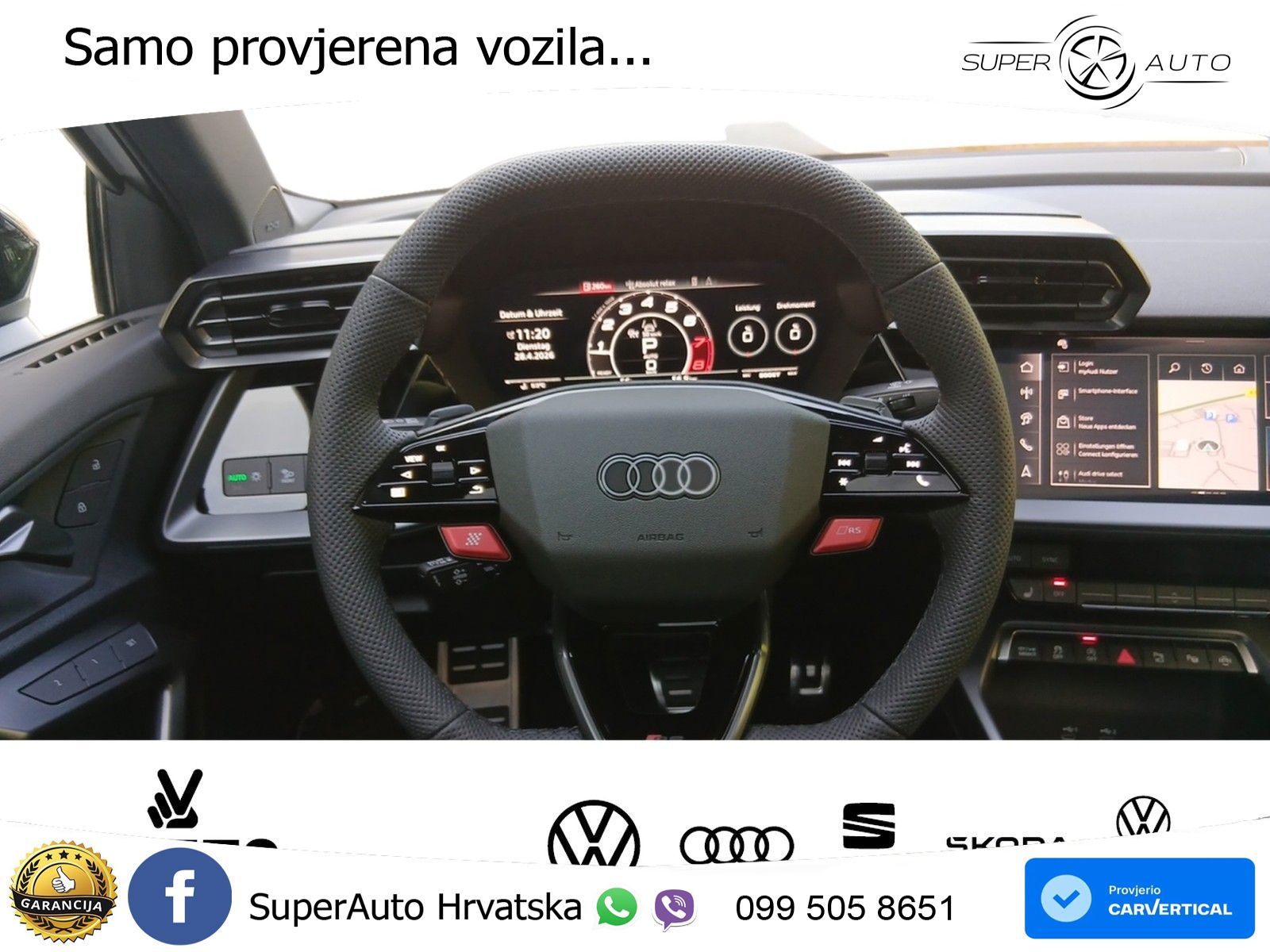 Audi RS3 Sedan 2.5 TFSI (400 KS) quattro S tronic LED+GR SJED+ACC