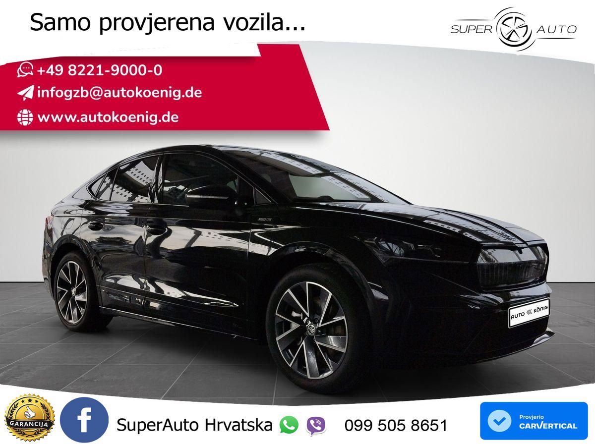 Škoda Enyaq Coupe iV 85 82 kWh (286 KS) SportLine LED+GR SJED+ACC