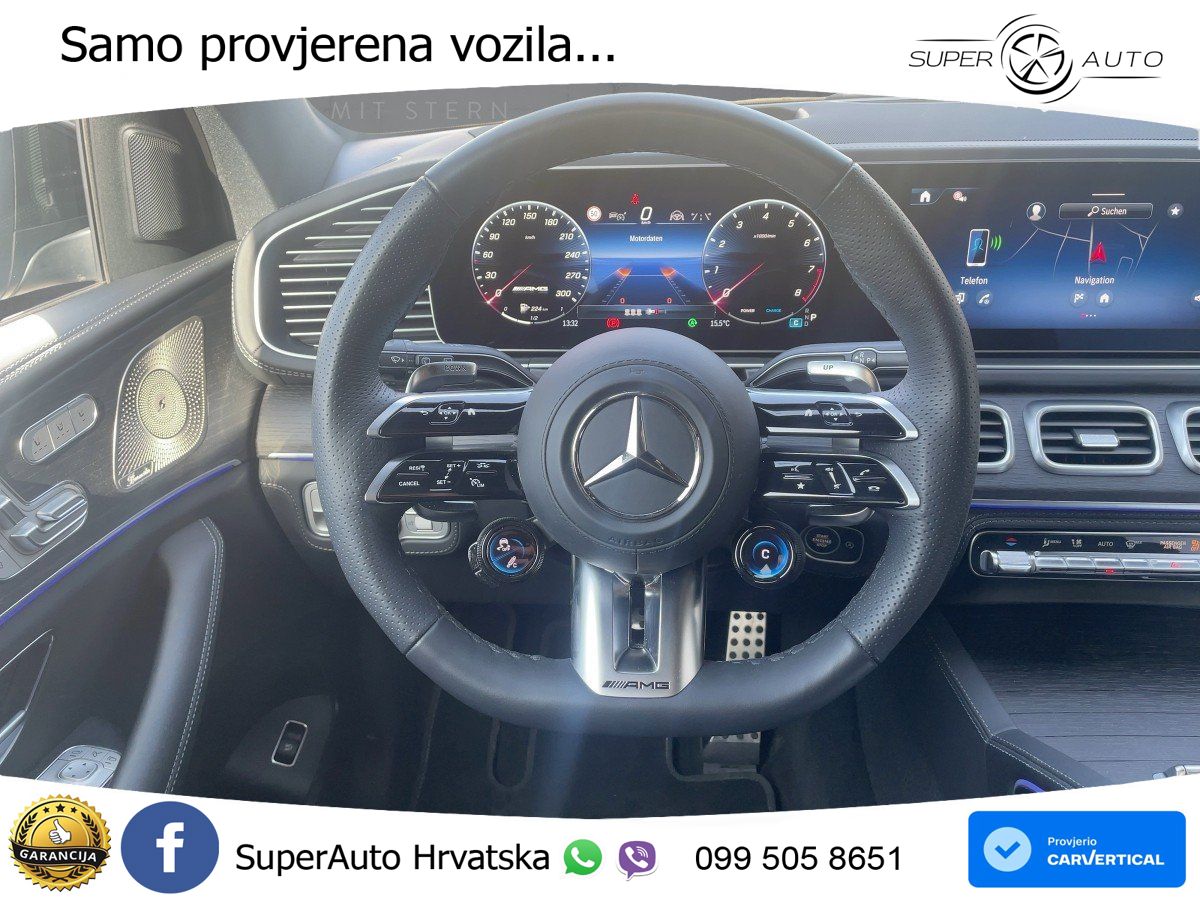Mercedes AMG GLE 63 S V8 (612 KS) EQ Boost 4MATIC+ AMG SPEEDSHIFT TCT 9G LED+GR SJED+ACC