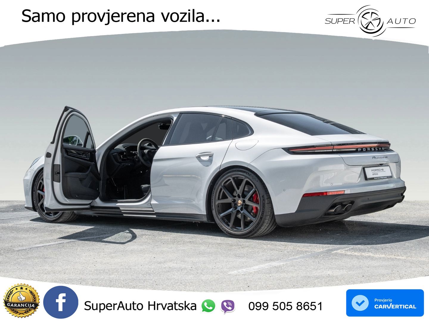 Porsche Panamera 4S 2.9 V6 (544 KS) E-Hybrid PDK ACC+HEAD+4xGR SJED+360+PANO