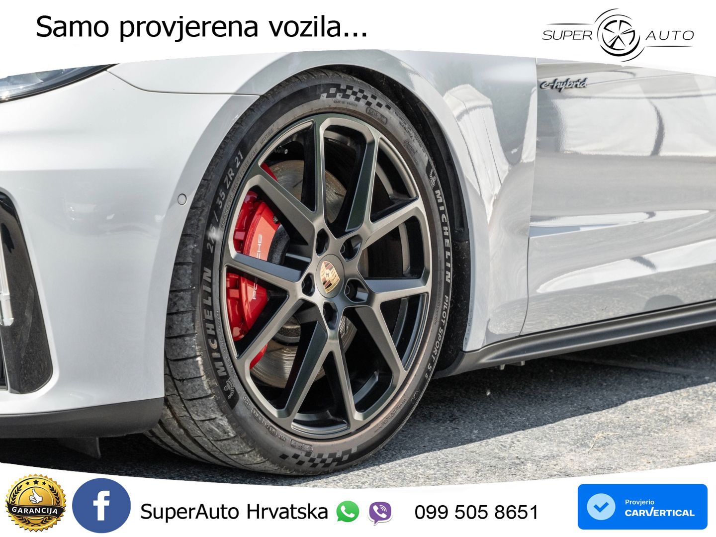 Porsche Panamera 4S 2.9 V6 (544 KS) E-Hybrid PDK ACC+HEAD+4xGR SJED+360+PANO