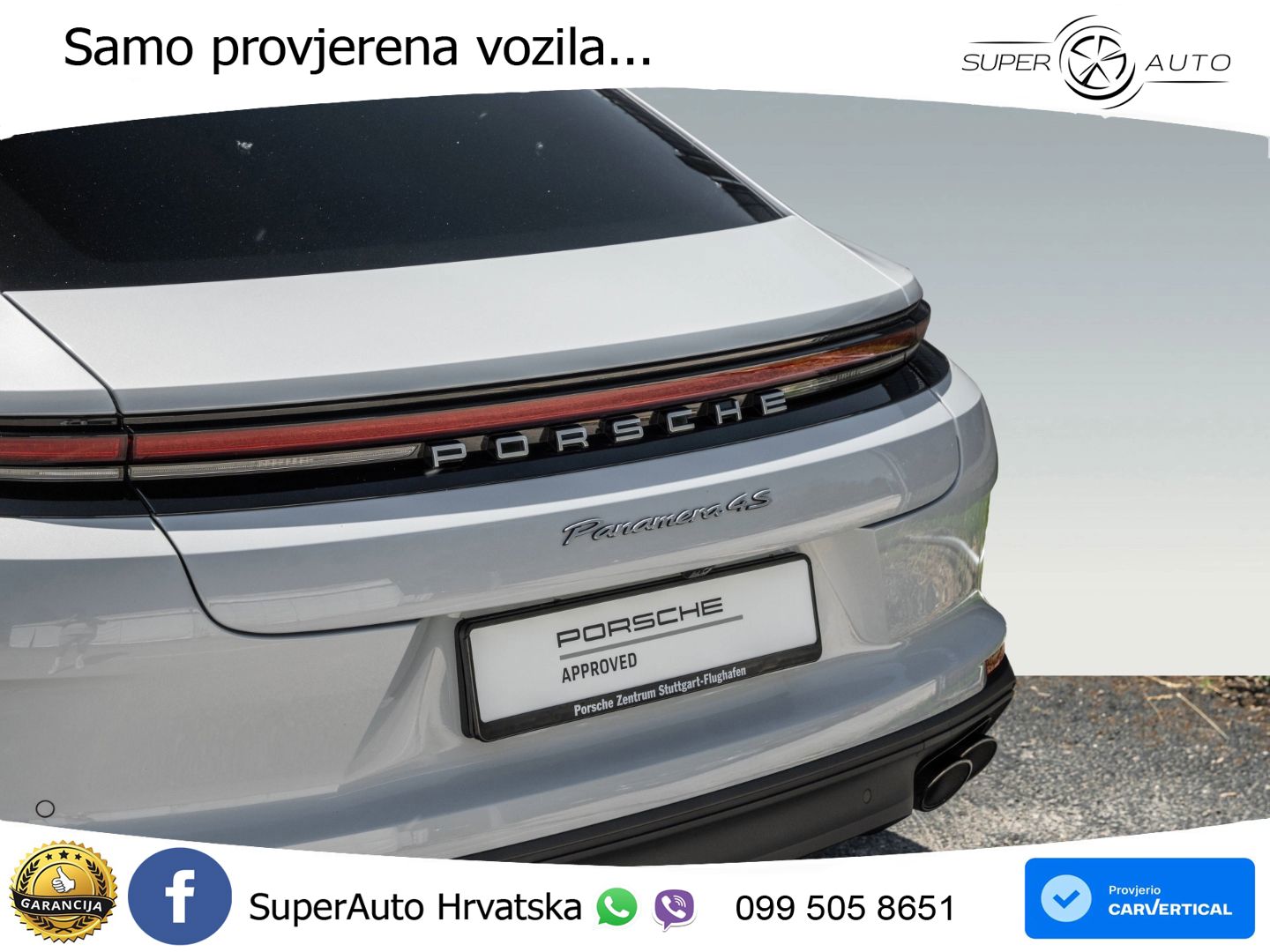 Porsche Panamera 4S 2.9 V6 (544 KS) E-Hybrid PDK ACC+HEAD+4xGR SJED+360+PANO