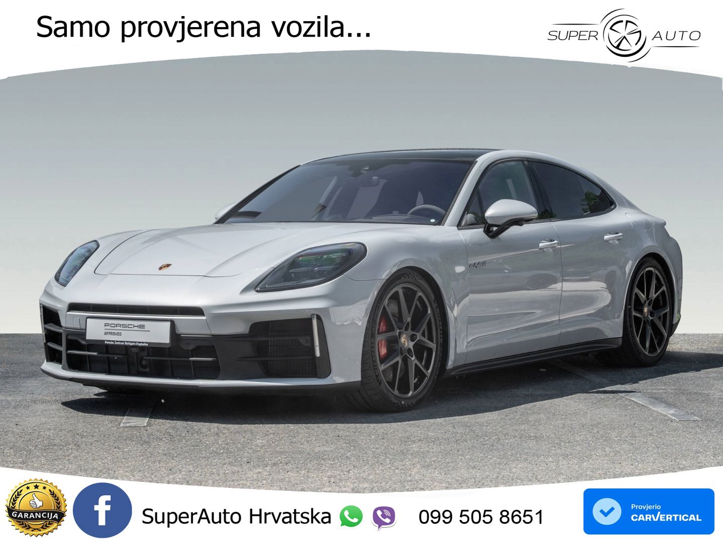 Porsche Panamera 4S 2.9 V6 (544 KS) E-Hybrid PDK ACC+HEAD+4xGR SJED+360+PANO