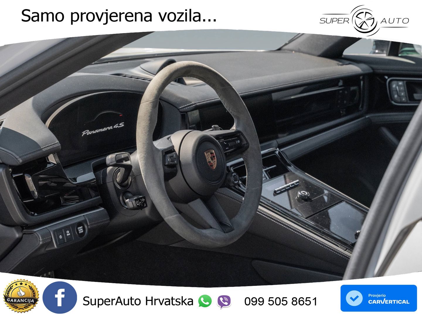 Porsche Panamera 4S 2.9 V6 (544 KS) E-Hybrid PDK ACC+HEAD+4xGR SJED+360+PANO