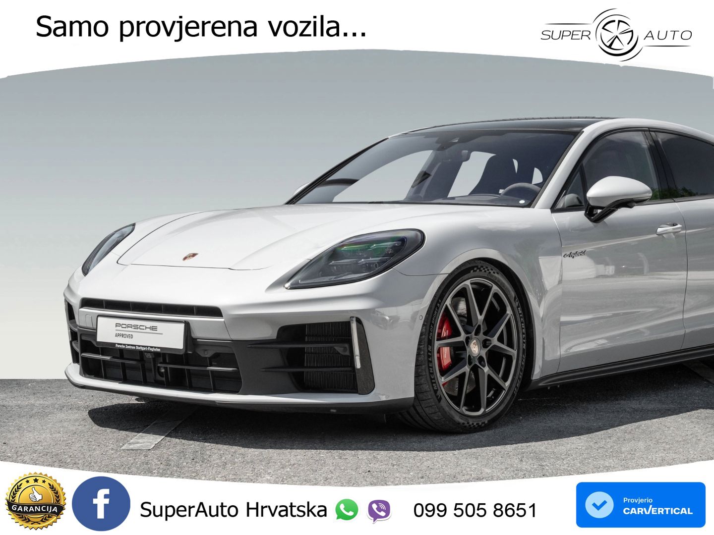 Porsche Panamera 4S 2.9 V6 (544 KS) E-Hybrid PDK ACC+HEAD+4xGR SJED+360+PANO