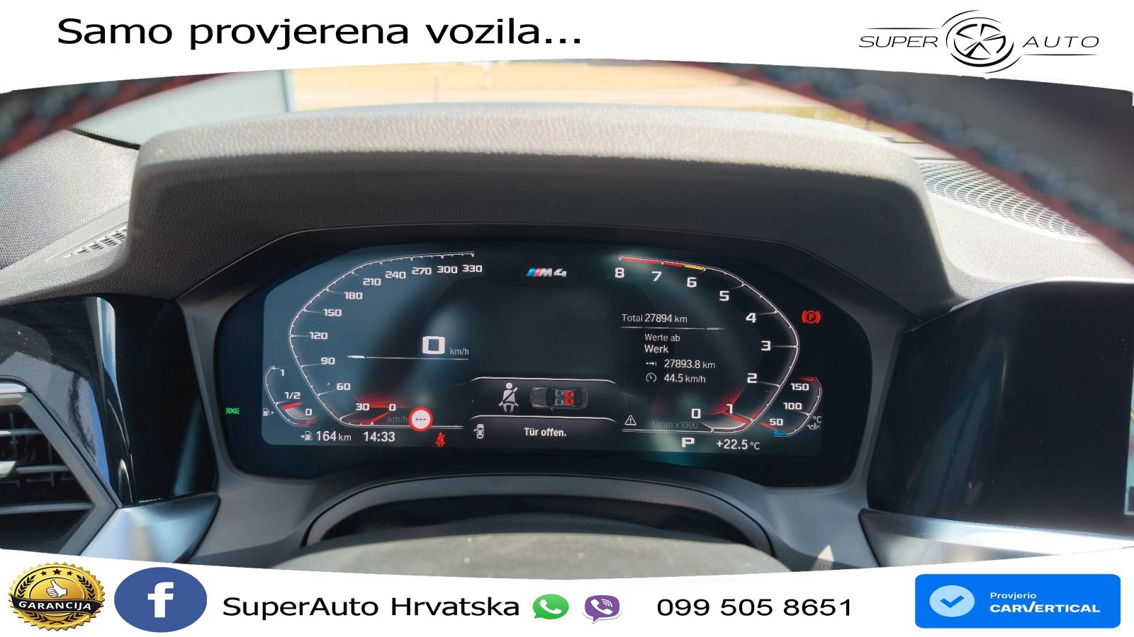 BMW M4 Competition 3.0 (510 KS) Steptronic