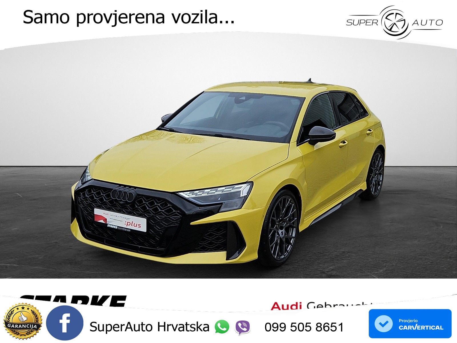 Audi RS3 Sedan 2.5 TFSI (400 KS) quattro S tronic LED+GR SJED+ACC