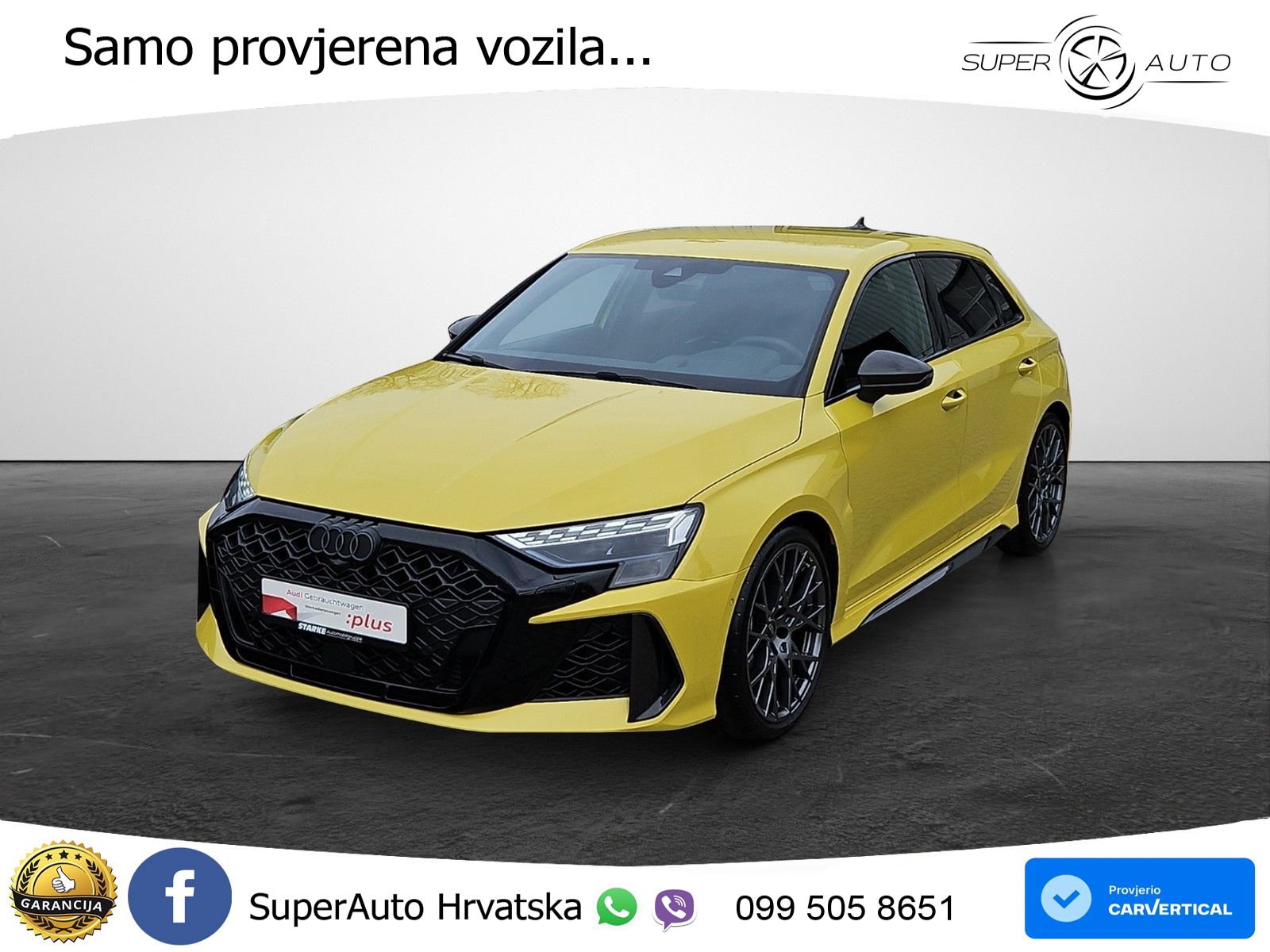 Audi RS3 Sedan 2.5 TFSI (400 KS) quattro S tronic LED+GR SJED+ACC