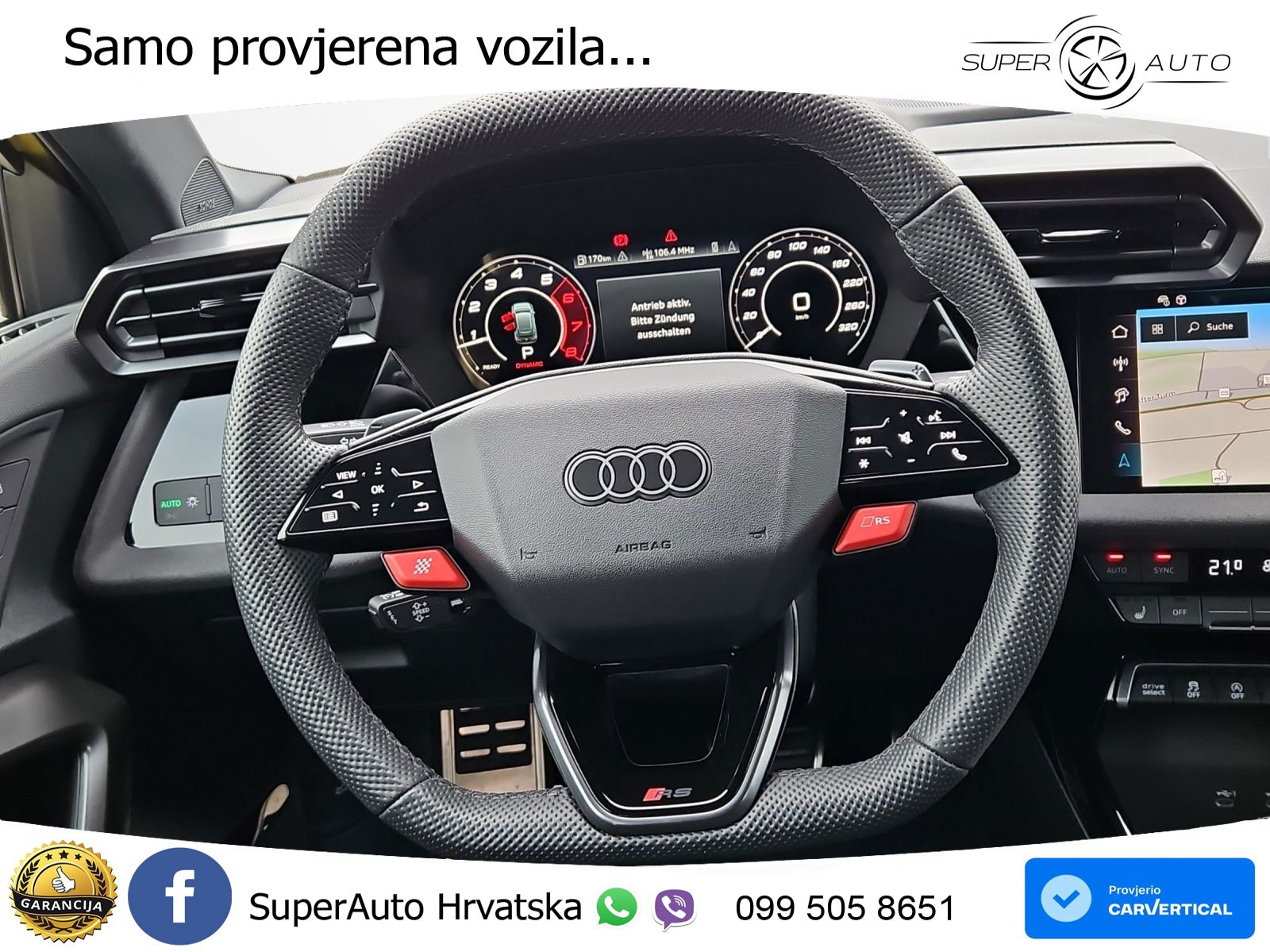 Audi RS3 Sedan 2.5 TFSI (400 KS) quattro S tronic LED+GR SJED+ACC