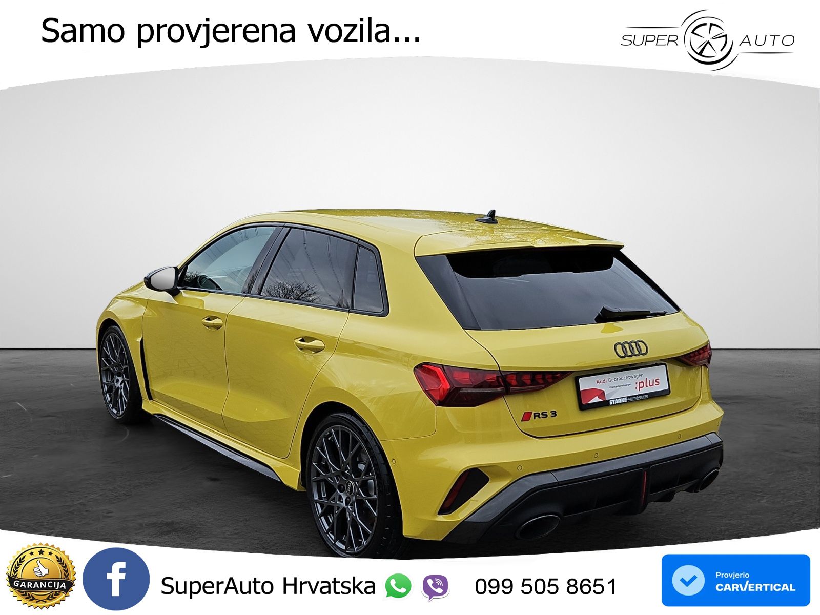 Audi RS3 Sedan 2.5 TFSI (400 KS) quattro S tronic LED+GR SJED+ACC