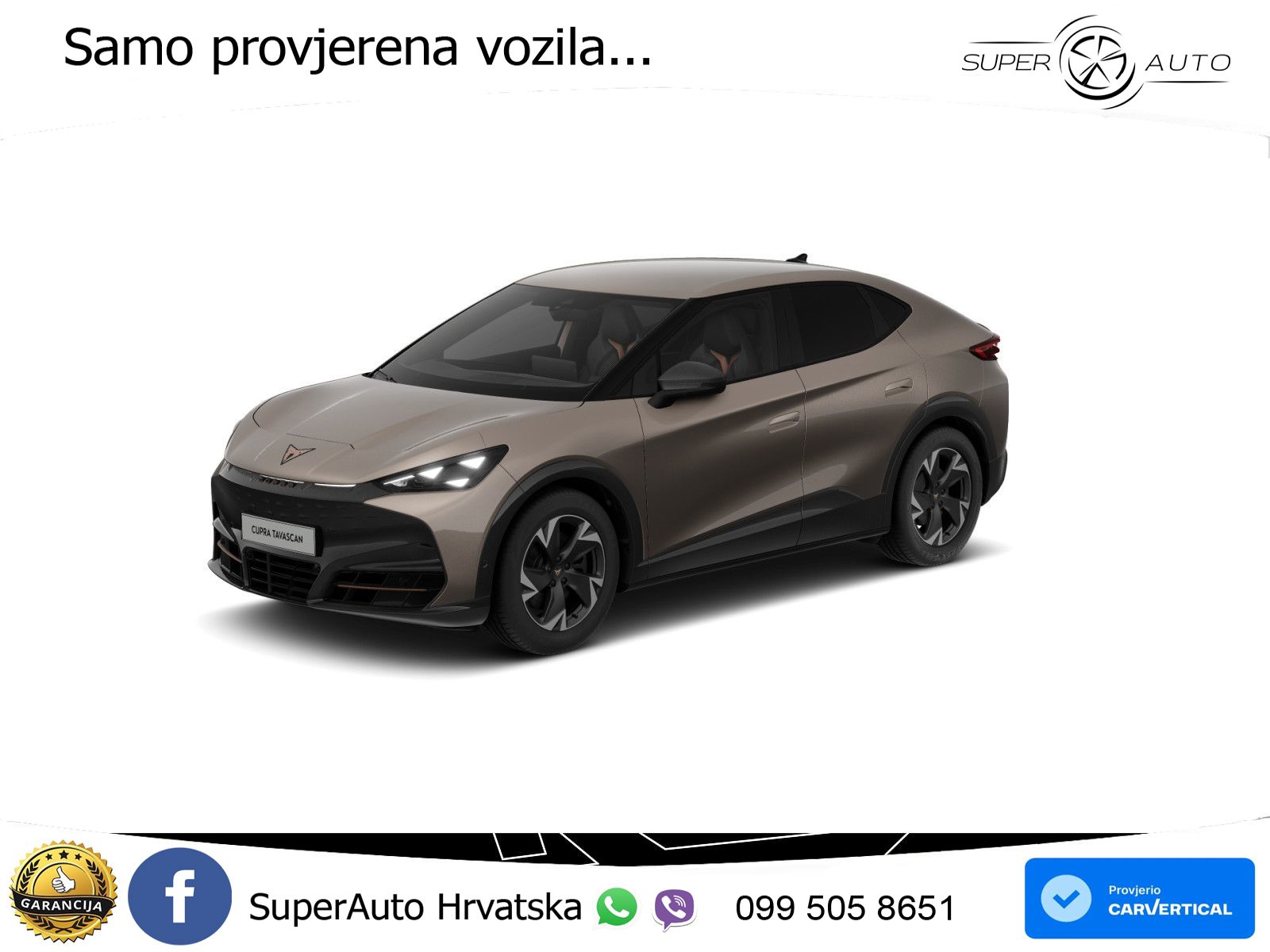 Cupra Tavascan 82 kWh (286 KS) LED+GR SJED+ACC