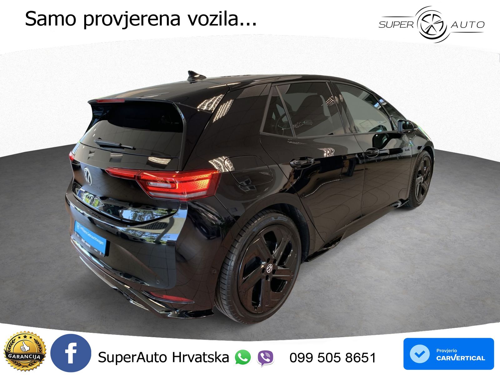 Volkswagen ID.3 GTX Performance 84 kWh (326 KS) LED+GR SJED+ACC