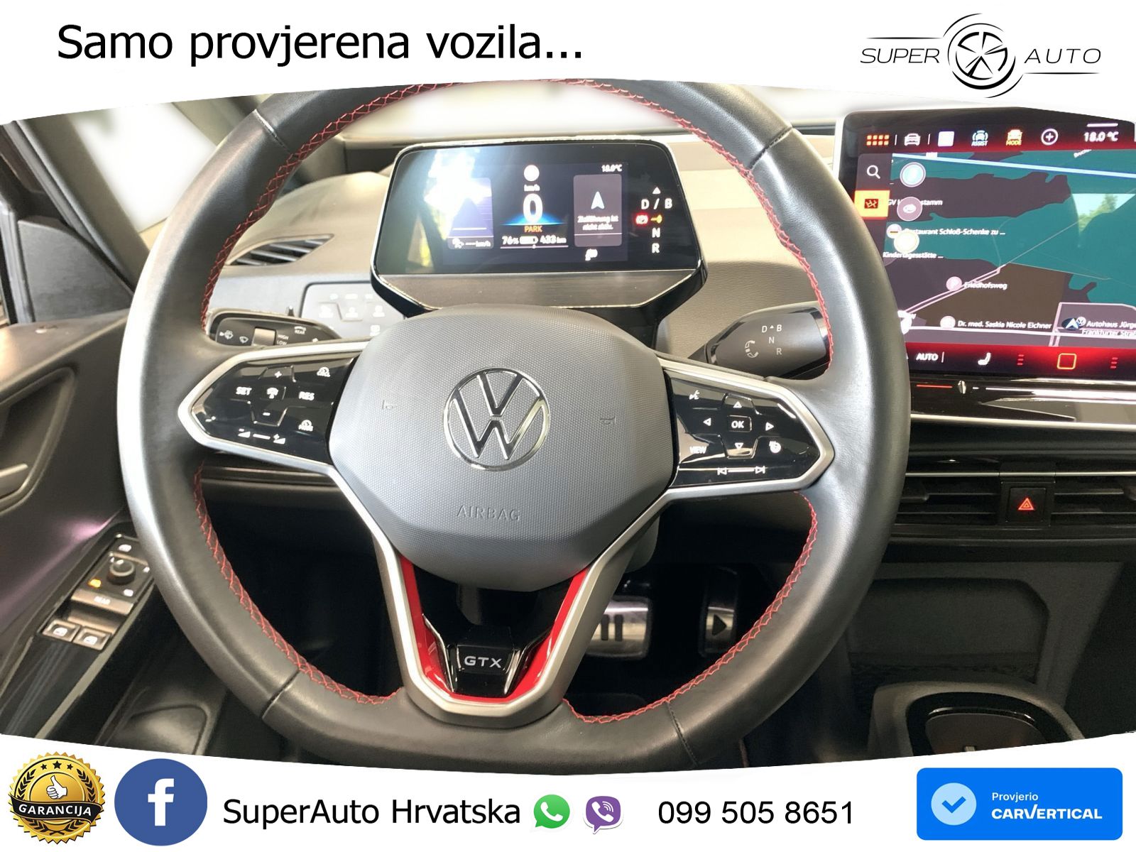 Volkswagen ID.3 GTX Performance 84 kWh (326 KS) LED+GR SJED+ACC