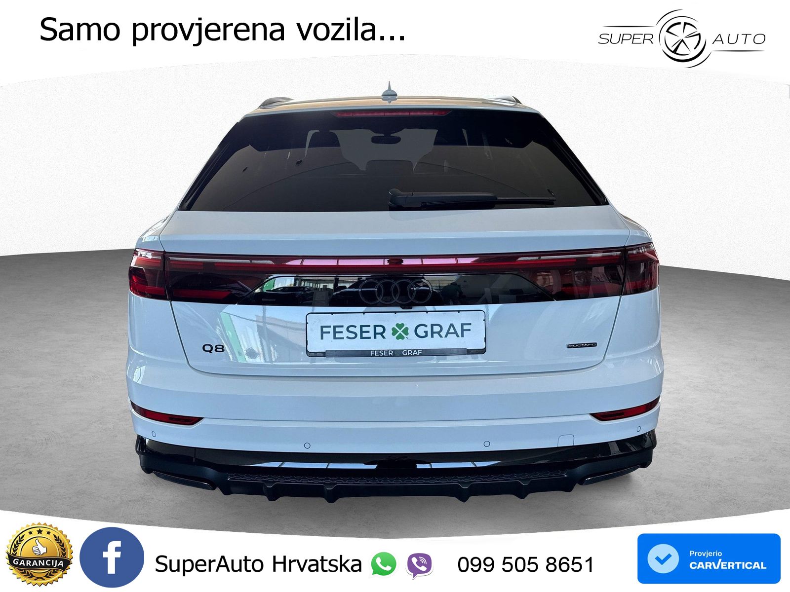 Audi Q8 50 TDI V6 (286 KS) quattro Tiptronic S line LED+GR SJED+ACC