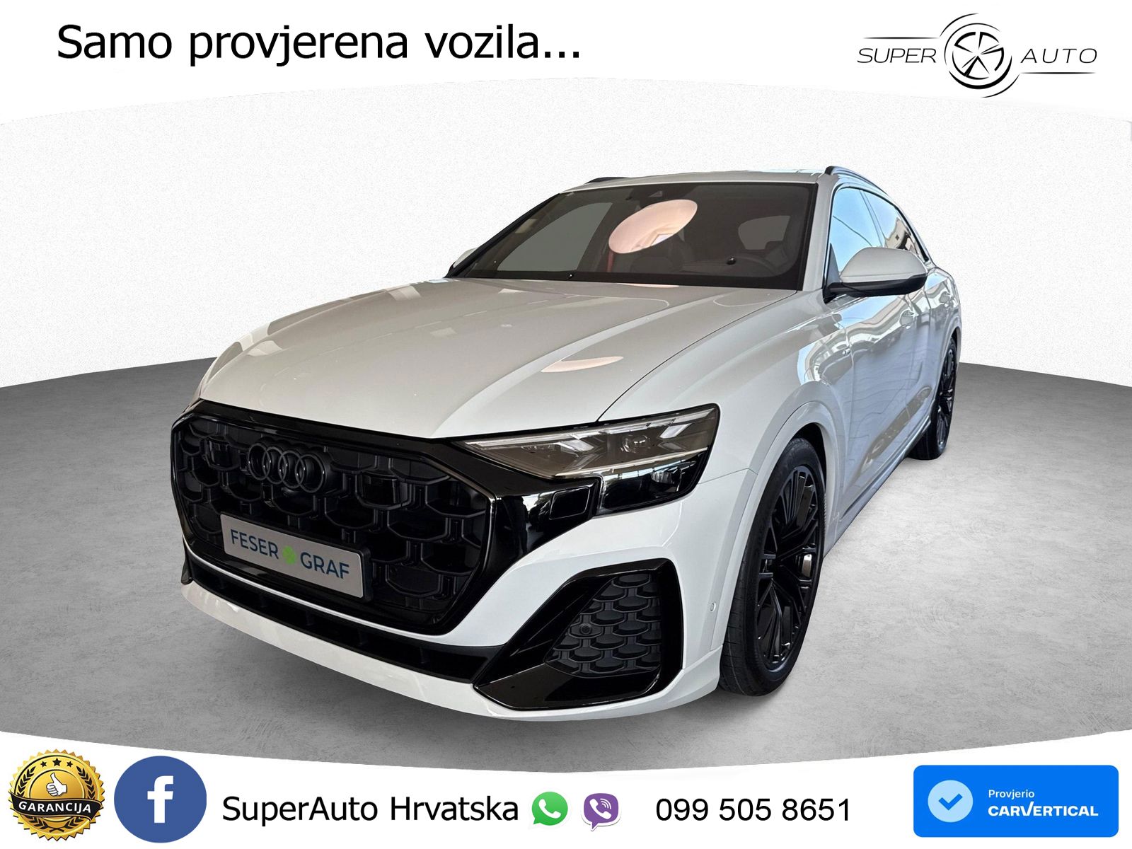 Audi Q8 50 TDI V6 (286 KS) quattro Tiptronic S line LED+GR SJED+ACC
