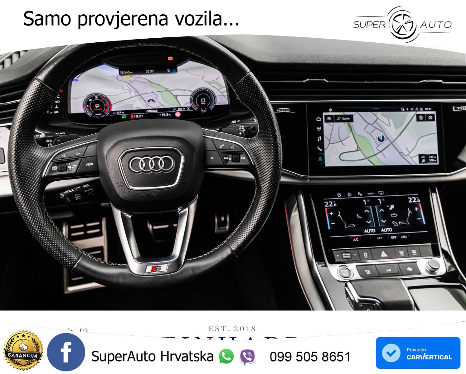 Audi Q8 50 TDI V6 (286 KS) quattro Tiptronic