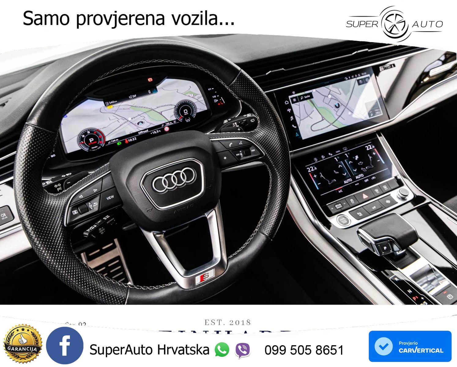 Audi Q8 50 TDI V6 (286 KS) quattro Tiptronic