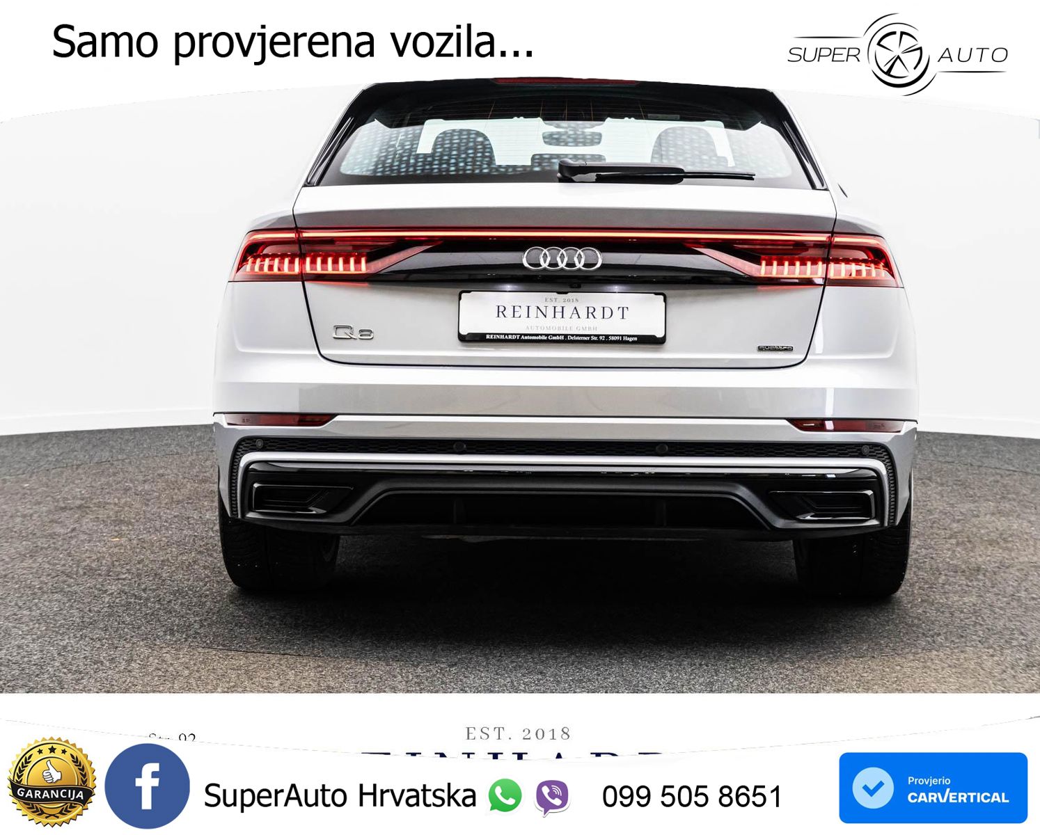 Audi Q8 50 TDI V6 (286 KS) quattro Tiptronic