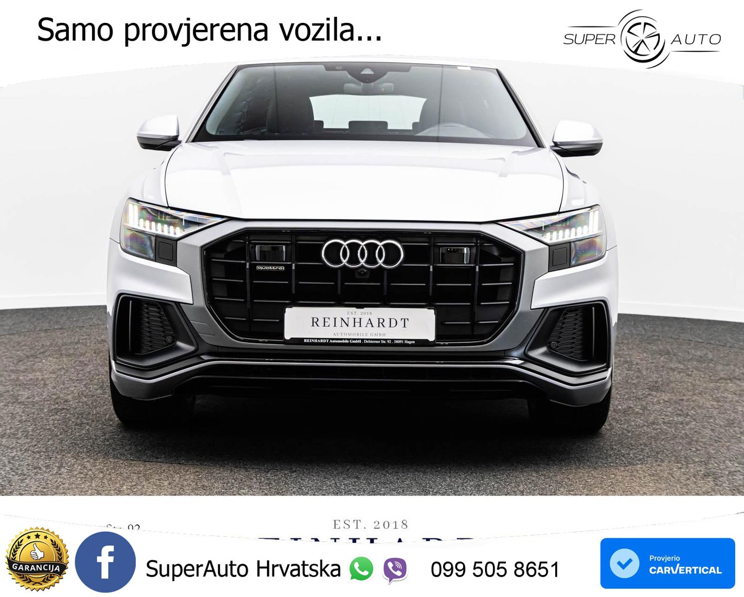 Audi Q8 50 TDI V6 (286 KS) quattro Tiptronic
