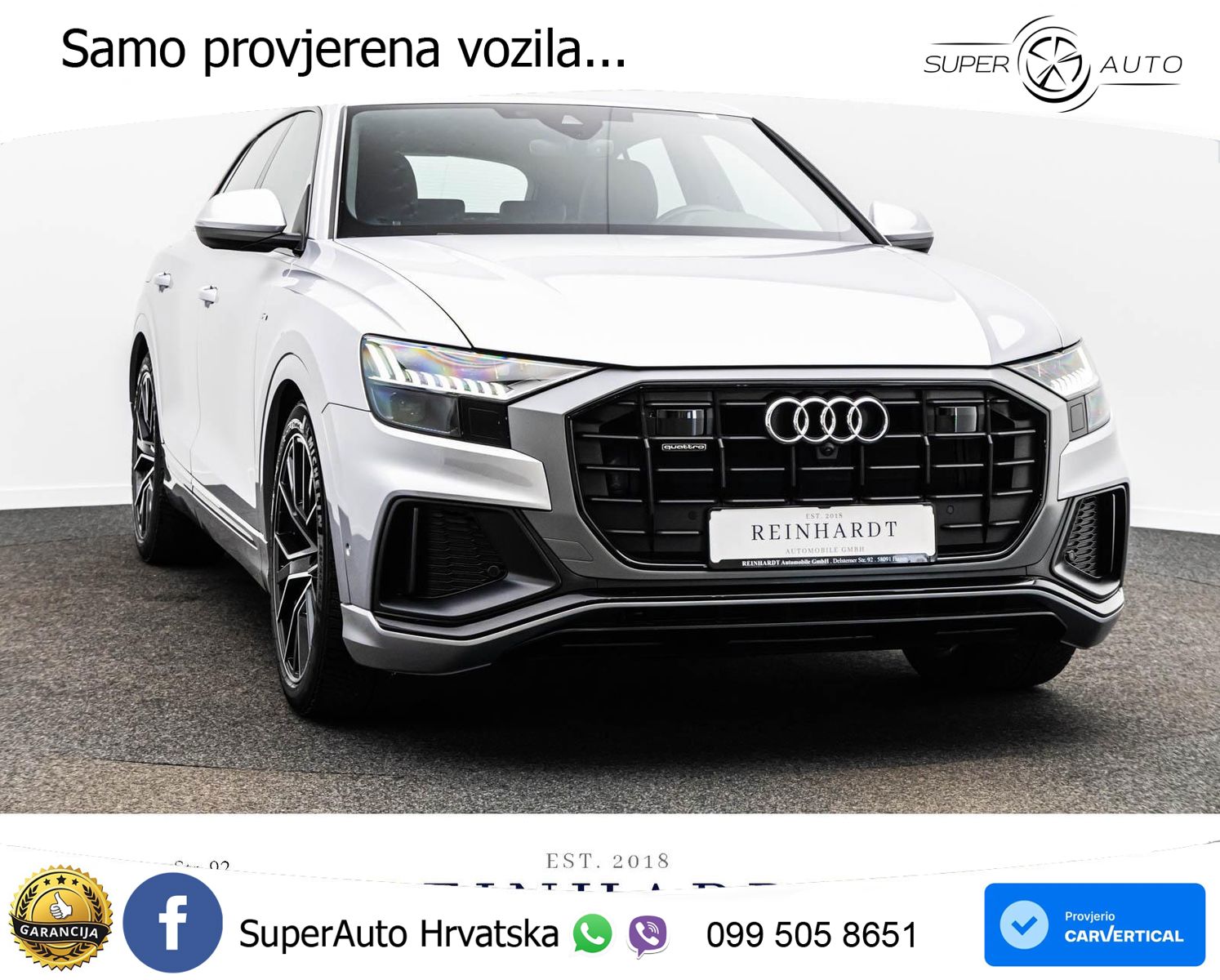 Audi Q8 50 TDI V6 (286 KS) quattro Tiptronic
