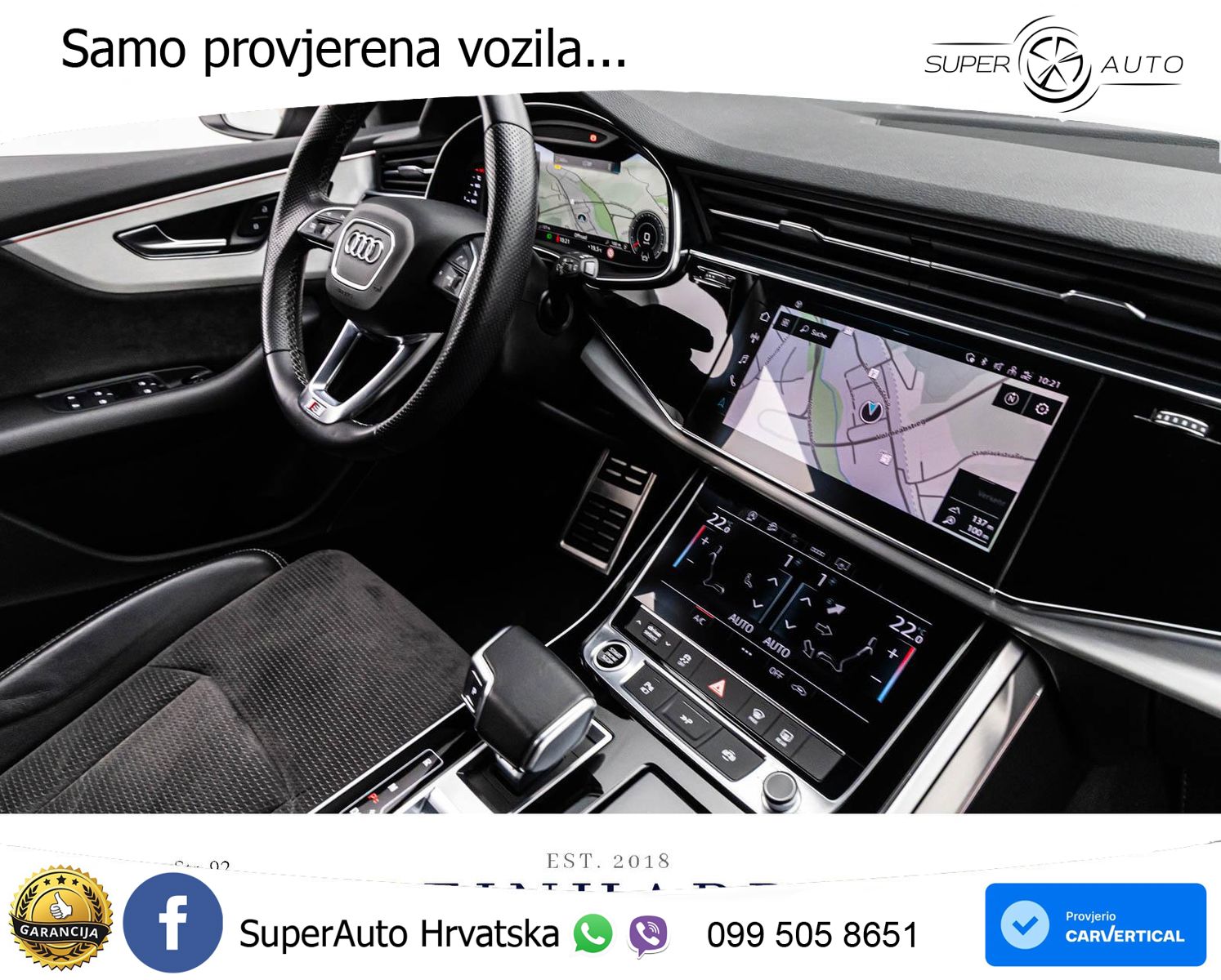 Audi Q8 50 TDI V6 (286 KS) quattro Tiptronic