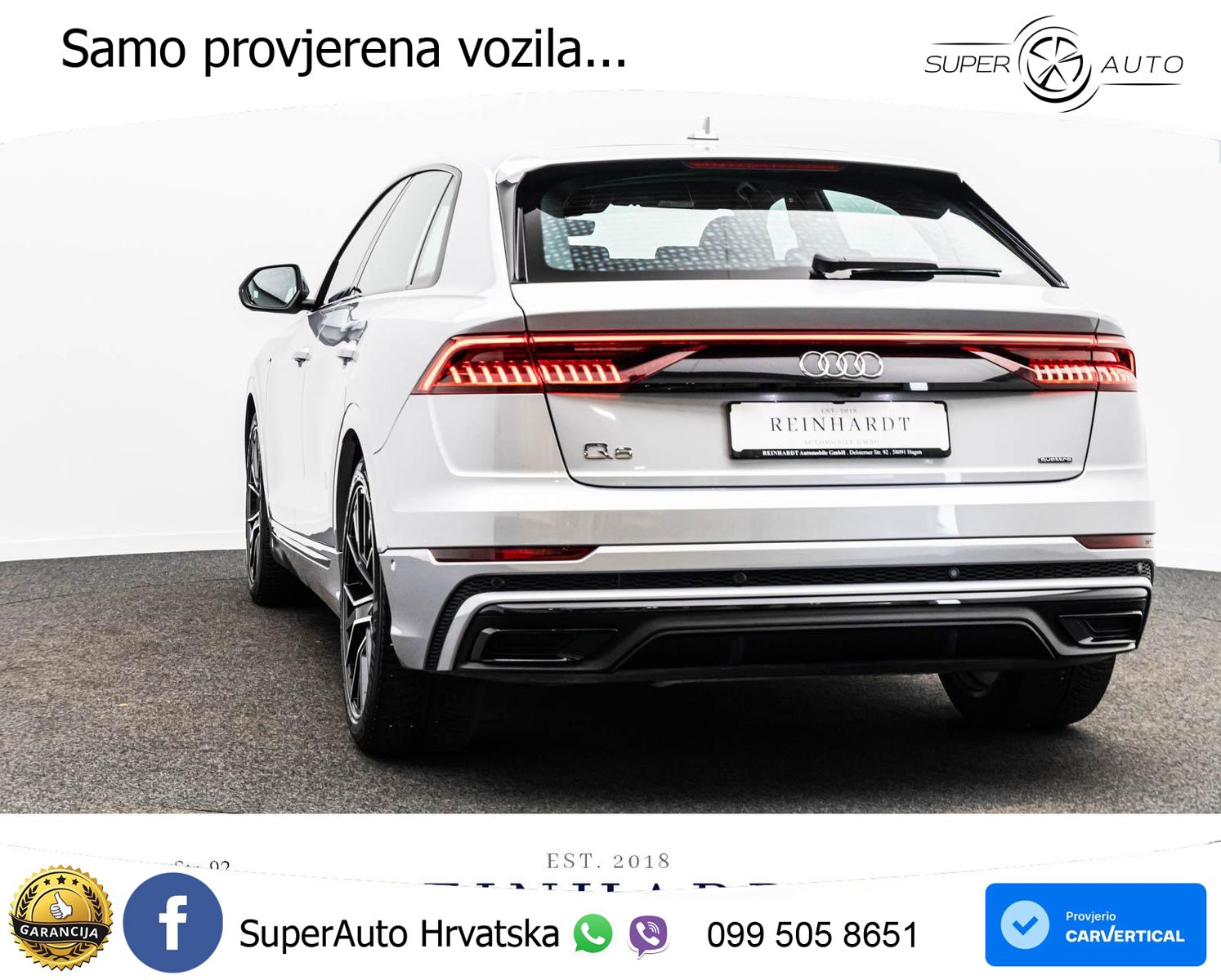 Audi Q8 50 TDI V6 (286 KS) quattro Tiptronic