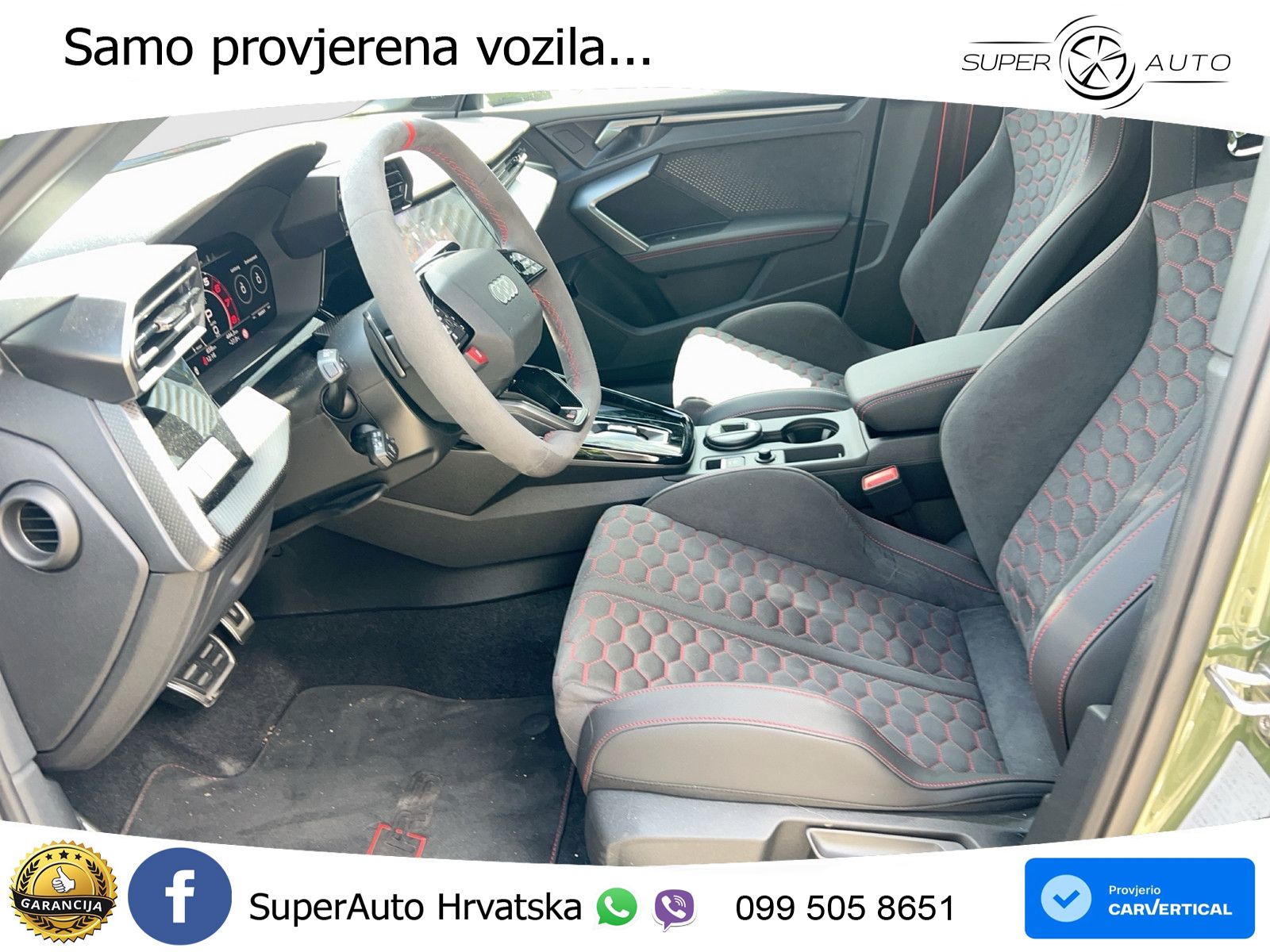 Audi RS3 Sportback 2.5 TFSI (400 KS) quattro S tronic LED+GR SJED+ACC